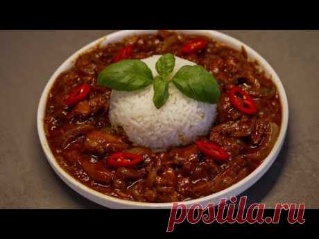 Курица в азиатском стиле. Простое, но очень вкусное блюдо!