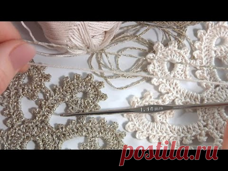 Волшебные Завитки КРЮЧКОМ!!! АЖУРНАЯ САЛФЕТКА или ЦВЕТОЧЕК, Украшение на ЁЛКУ-решать ВАМ