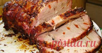 Сочная и ароматная буженина в домашних условиях Представляем рецепт очень вкусной запеченной домашней буженины. Рукав и фольга не требуются!
