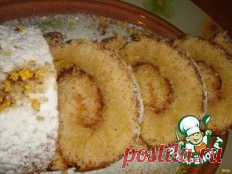 Простенький лимонный рулет - кулинарный рецепт