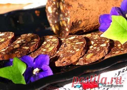 шоколадная колбаска