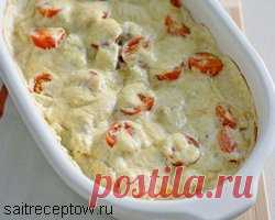 Рыба с сыром и помидорами - просто, но вкусно и полезно.
