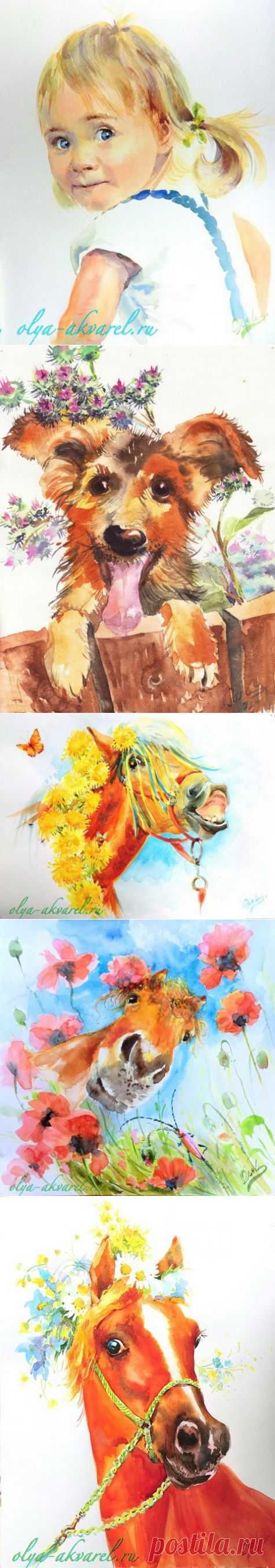 Художник-акварелист Ольга Цурина | 5минутка