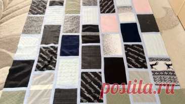 Шью плед. Утилизация ненужных вещей. | Рукоделие и шитьё | Дзен