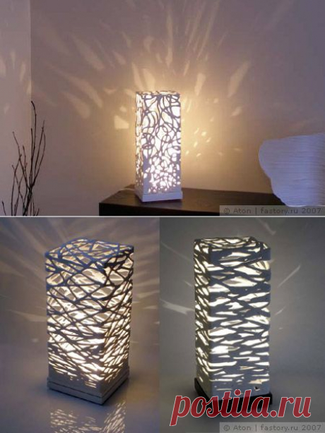 Светильник из пластики (полимерной глины) | Креативные идеи - для дома, для сада, вязание, шитье, описание моделей