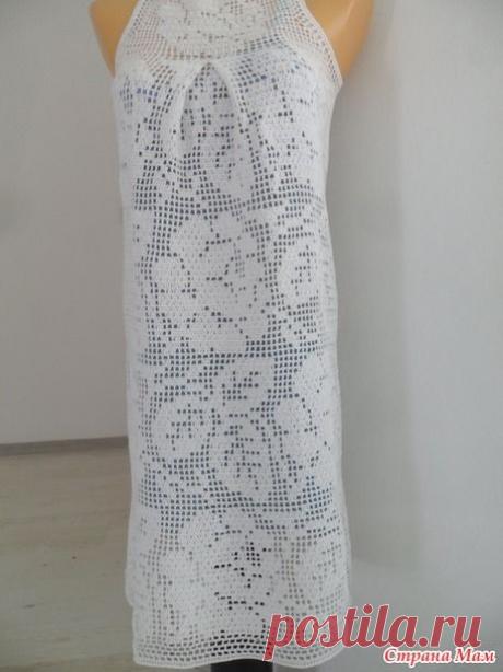 Дорогие мои рукодельницы... и снова я.. и опять нежно любимая мною филеечка, через несколько дней.. у меня днюха.. в надежде на теплые денечки.. связался такой вот сарафан..