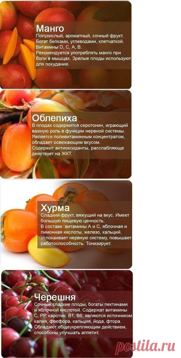 (+1) тема - О пользе фруктов и ягод. Это интересно. | ЗДОРОВЫЙ ОБРАЗ