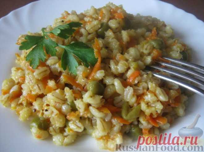 Рецепт: Перловка с овощами на RussianFood.com