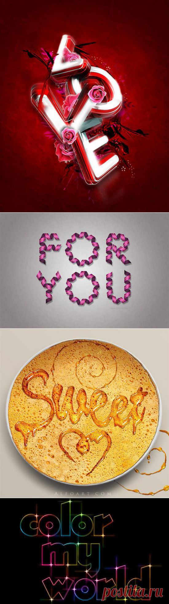 Photoshop Text Effect Tutorials Perfect for Valentine Day | PSDDude