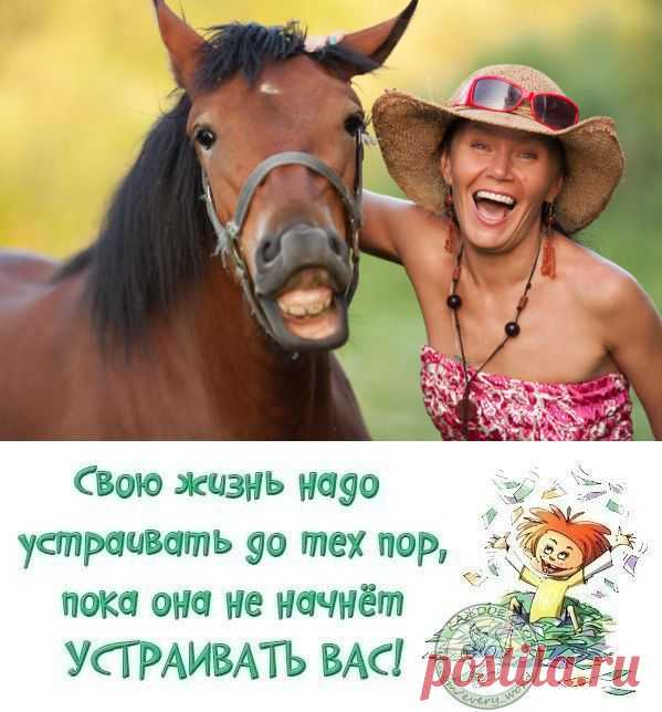 Улыбнись, и увидишь тогда: всё изменится. — Всегда в форме!
