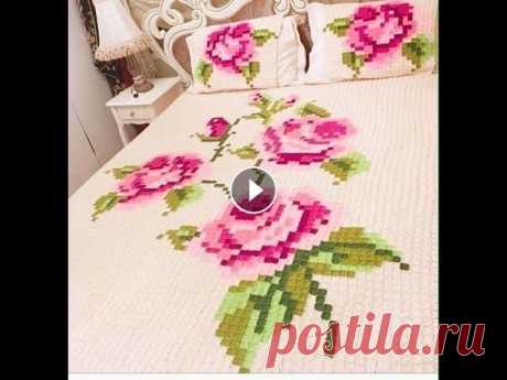 Покрывало крючком. Идеи и схемы вязания! #crochet Теплые и уютные пледы для Вашего дома. Вдохновение для творчества !...