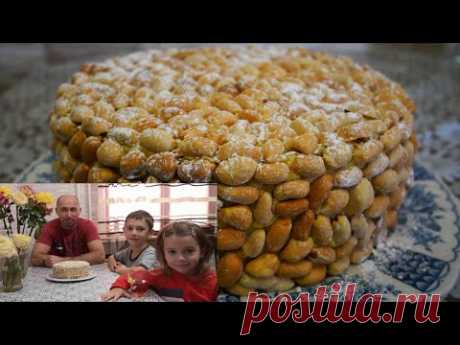 Торт ПОДАРОЧНЫЙ по ГОСТу . Крем ШАРЛОТТ.  Вкусный и Сочный Торт в домашних условиях