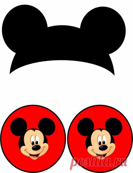 Mickey: Kit Rojo para Imprimir Gratis. | Ideas y material gratis para fiestas y celebraciones Oh My Fiesta!