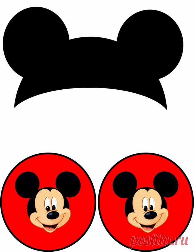 Mickey: Kit Rojo para Imprimir Gratis. | Ideas y material gratis para fiestas y celebraciones Oh My Fiesta!