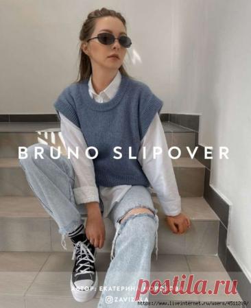 Безрукавка спицами. МК