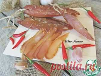 Вяленая куриная грудка - кулинарный рецепт