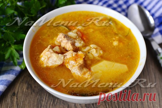 Рассольник в мультиварке с перловкой, пошаговый рецепт с фото