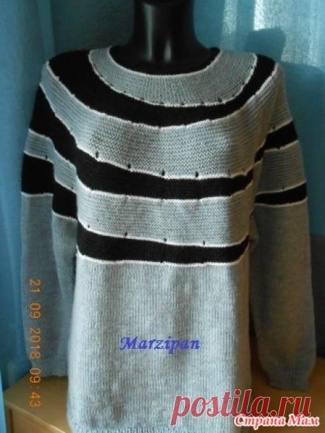 . Джемпер "Исчезающие круги" - Вязание - Страна Мам