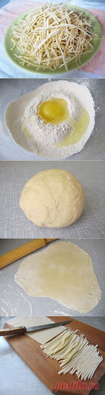 Домашняя яичная лапша