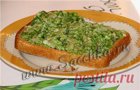 Сало с черемшой - рецепт с фото