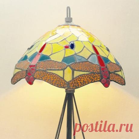 Vintage Art Deco tiffany style stain glass от MilanVintage