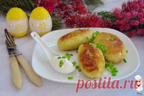 Картофельные котлеты с начинкой | Готовим рецепты