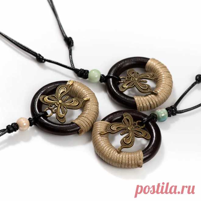 Деревянное кольцо бабочка | AliExpress
