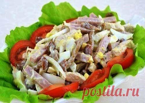 Салат из ветчины