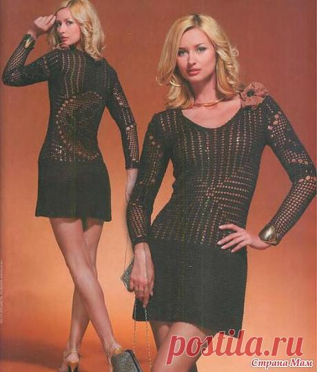 Еще одно платье в филейной технике: Дневник группы &quot;Все в ажуре... (вязание крючком)&quot; - Страна Мам