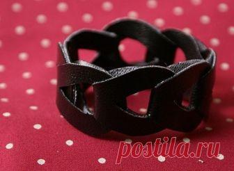 Браслет из кожи. мастер-класс. — Сделай сам, идеи для творчества - DIY Ideas