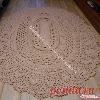 Набор для вязания ковра из шнура 