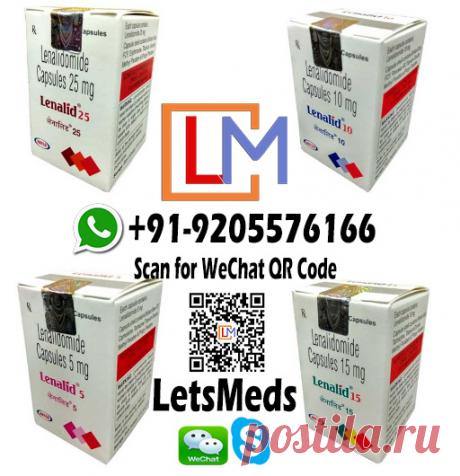 Get detailed information about the #Lenalidomide Capsules from LetsMeds Pharmacy of Anti Cancer Medication. Call us at +91-9205576166 for order now Generic Lenalidomide 10mg Capsules at wholesale price. #Lenalid made by Natco contains Lenalidomide and comes under strength of 5mg,10mg,15mg,25mg. Avail now connect with us at Skype/WeChat on LetsMeds for get Indian Lenalidomide Capsules at lower cost with shipping to USA, UK, China, Russia, Singapore, HongKong, Thailand, Malaysia, UAE, Philippines