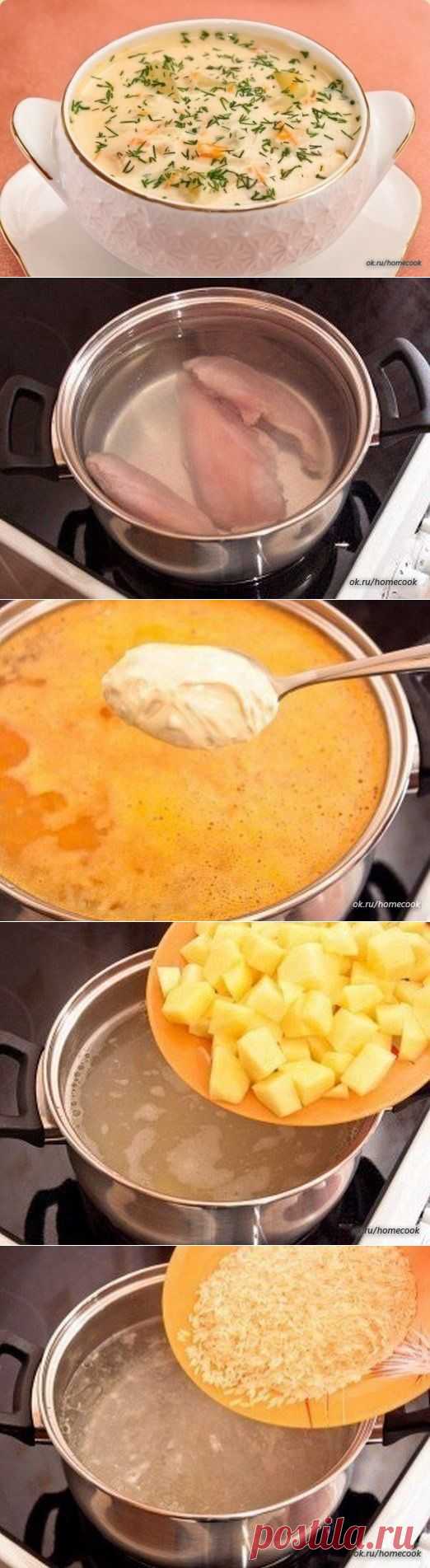 Сырный супец