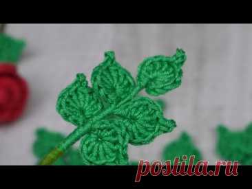 🌿HOJAS TEJIDAS A CROCHET