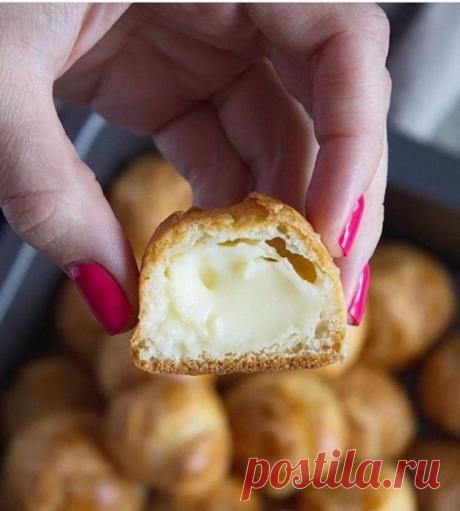 Профитроли с заварным кремом