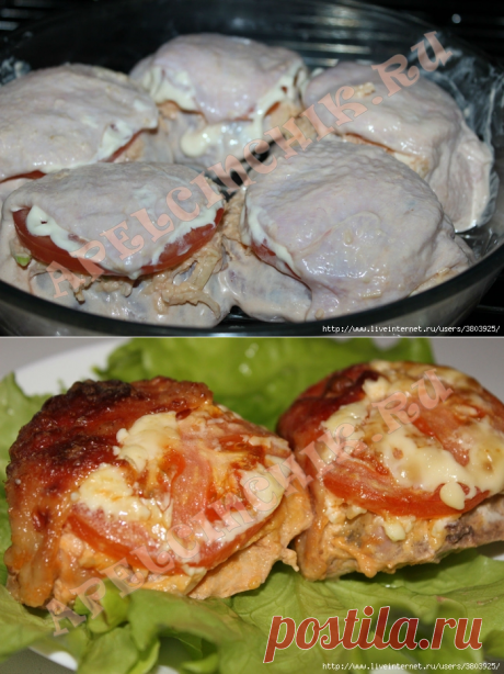 Куриные бедрышки в духовке «Карман с начинкой» - и вкусно, и красиво, и до безобразия просто! Не верите - проверьте!