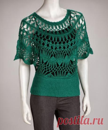 Anne Croche * Moda Artesanal *: CROCHE DE GRAMPO 2 INSPIRAÇÕES