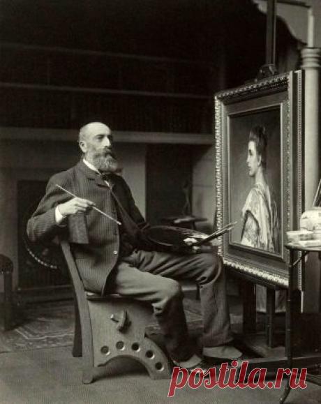 Художники Calderon...Отец Philip Hermogenes Calderon (British, 1833-1898)
