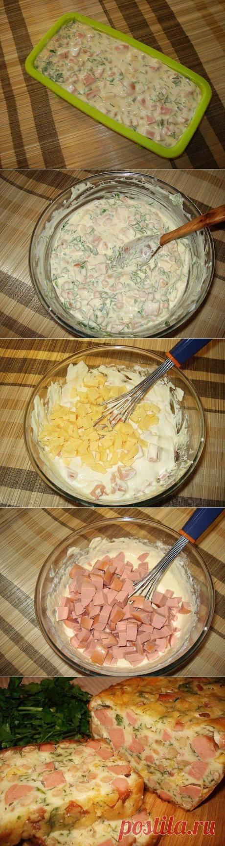 Мясной пирог(с сардельками)