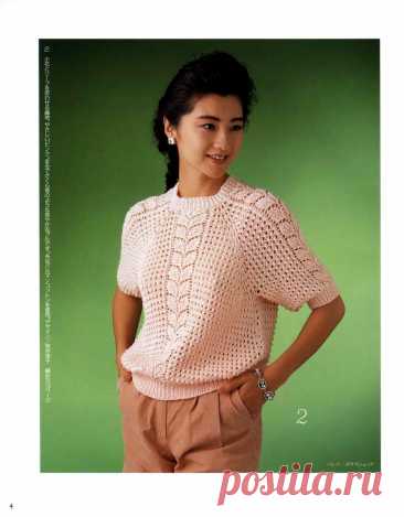Пять изящных ажурных моделей спицами. Круглая кокетка. | Вязаный Смак | Дзен