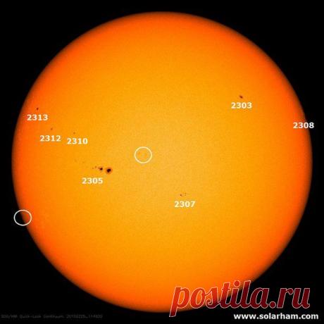 Солнечная активность 25/03/2015 / Интересный космос