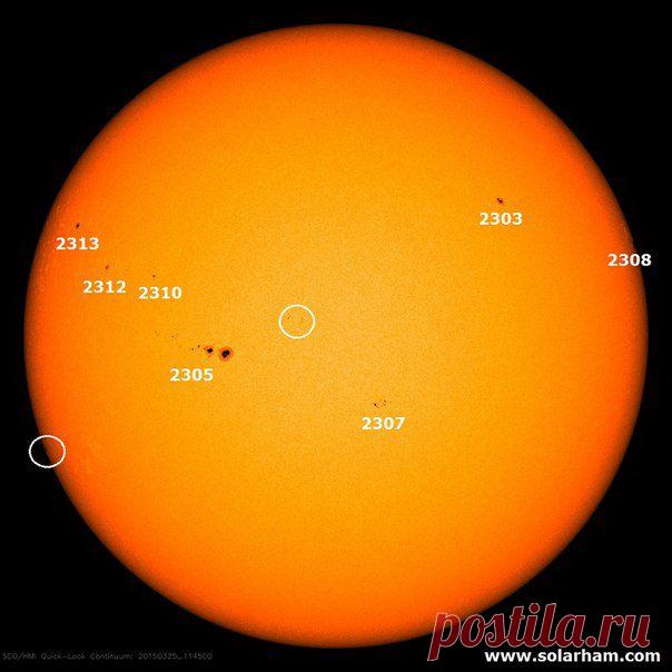 Солнечная активность 25/03/2015 / Интересный космос