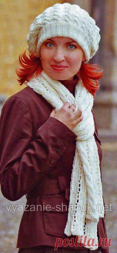 Женские шапки спицами | ВЯЗАНИЕ ШАПОК: женские шапки спицами и крючком, мужские и детские шапки, вязаные сумки | Страница 5