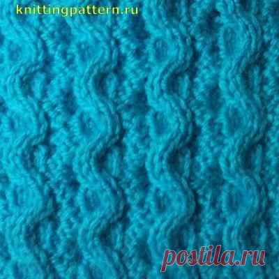 Косы спицами схемы Двухсторонние змейки
