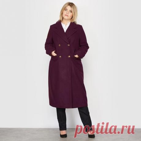 Пальто-шинель из шерстяного драпа Castaluna | купить в интернет-магазине La Redoute