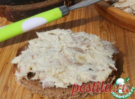 Сливочный паштет из отварной скумбрии – кулинарный рецепт