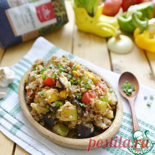 Гречка с овощным рагу 