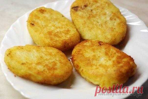 Картофельные котлеты с курицей