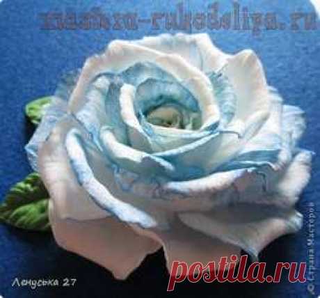 Мастер-класс: Роза из фоамирана. Раскрой+сборка