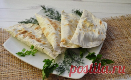 ​Кутабы из лаваша